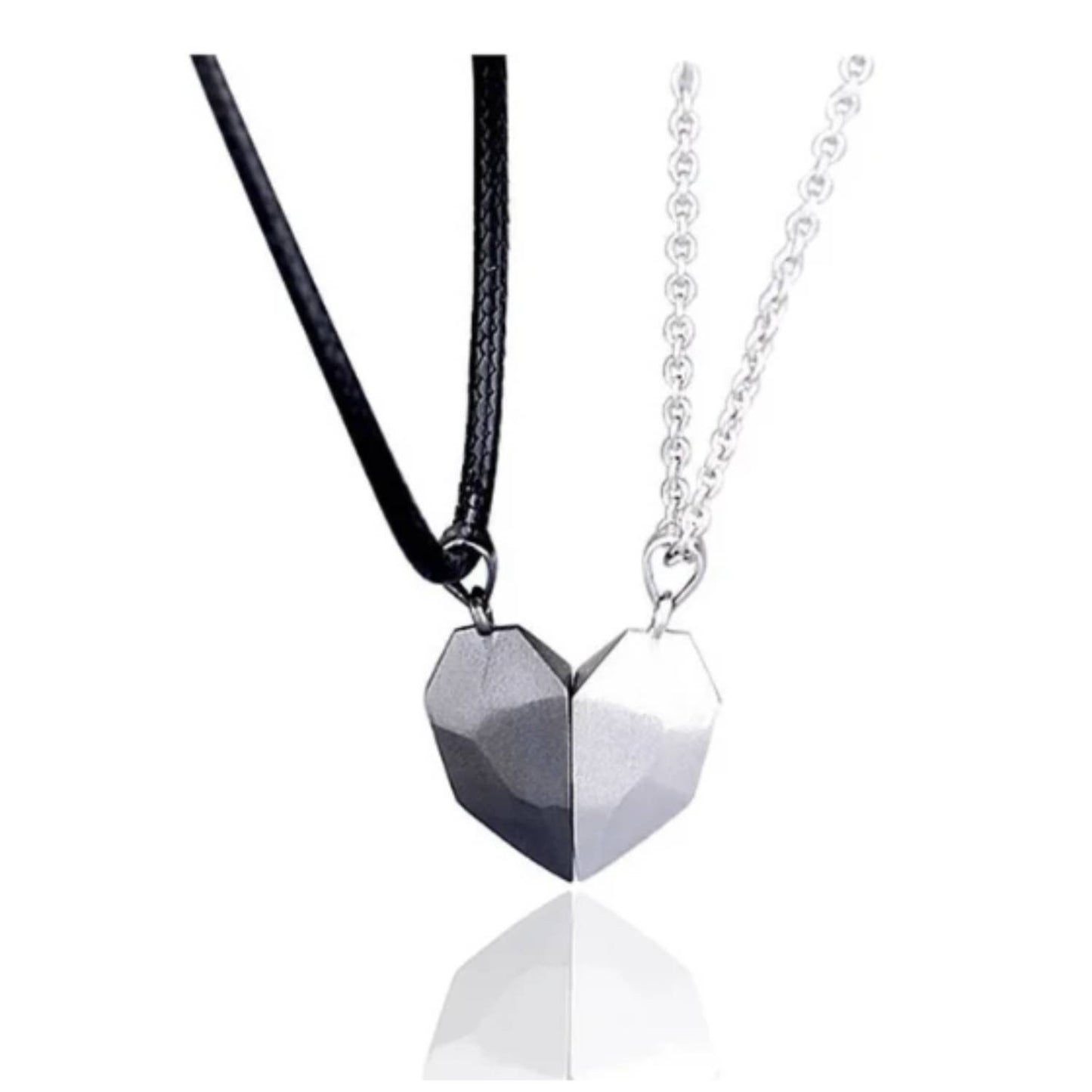 Collar de Pareja de Corazón imantado