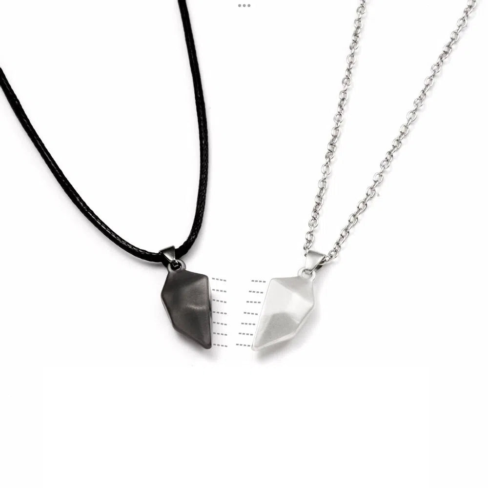 Collar de Pareja de Corazón imantado
