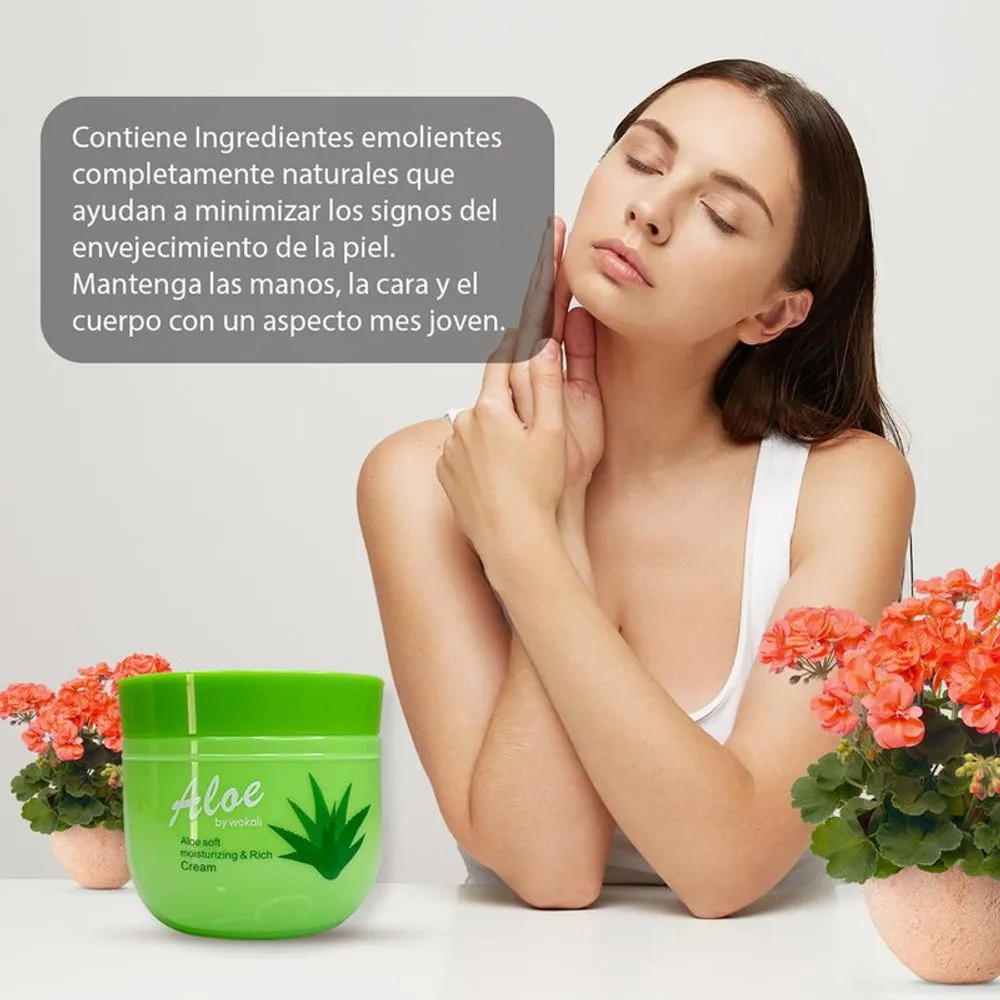 Crema Hidratante De Aloe