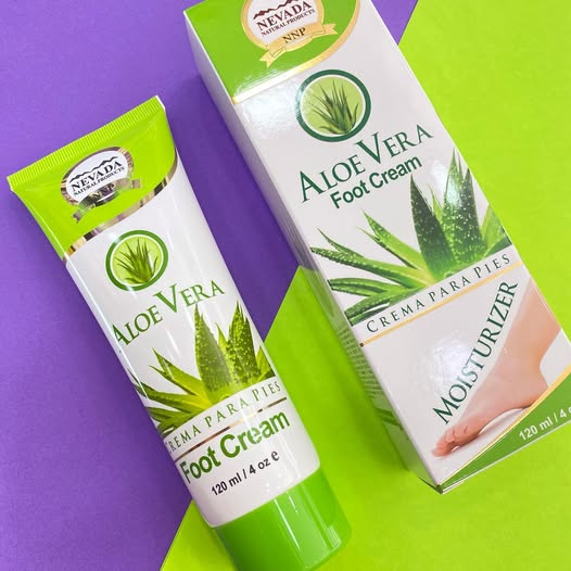 Crema hidratante para pies de Aloe Vera
