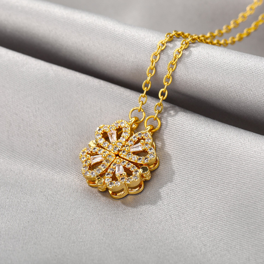 Collar Trébol de Corazones