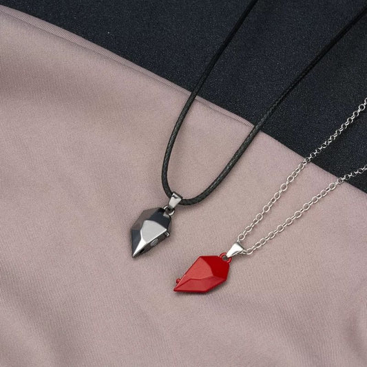 Collar de Pareja de Corazón imantado